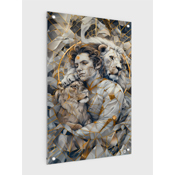 Tableau " Daniel and the lions "