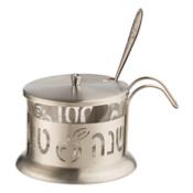 Pot à miel de Roch Hachana en inox