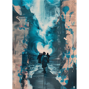 Tableau " Across the sea "